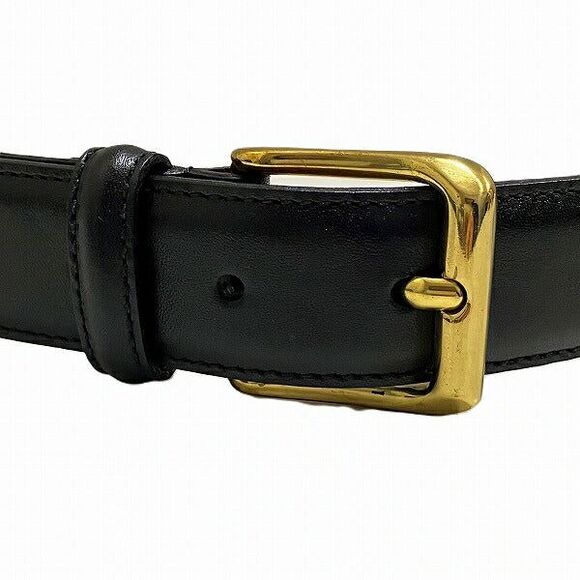 Coach Leather Black Belt 5950 - Picture 2 of 6